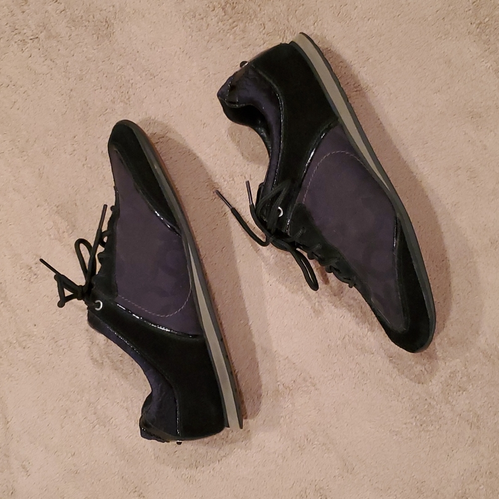 COACH women's Kelbie sneakers black  size 7.5